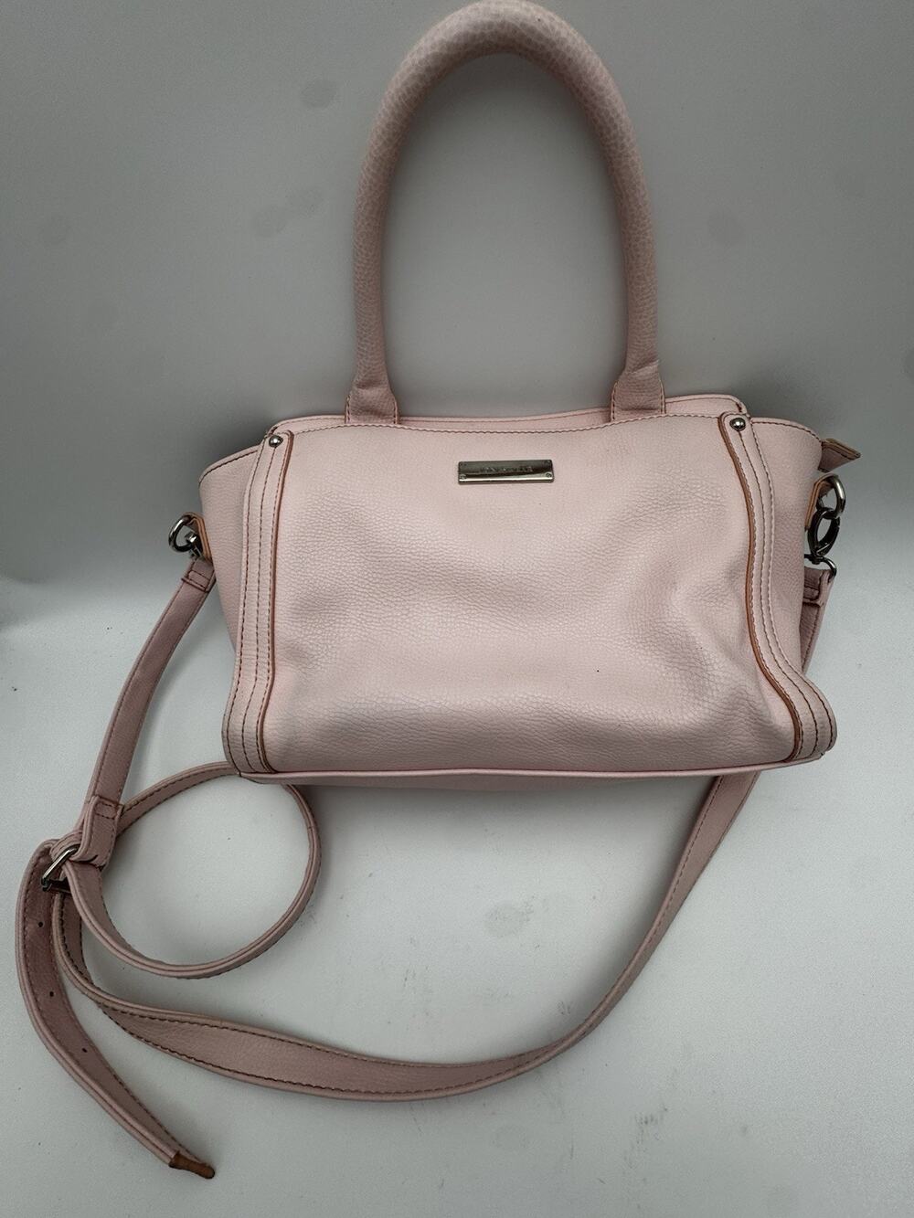 Joneswear Women’s Blush Pink Satchel Crossbody Handbag